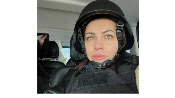 Vita Krasnova, sage-femme de l'Union lors d'un déplacement pour une formation © Vita Krasnova